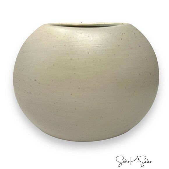 Threshold Large Ceramic Disc Ceramic Vase Modern Minimalist Home Decor - Target - Picture 5 of 9